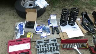 Dodge Ram Van Lower Control Arm, Strut Bar, Sway Bar, and Coil Spring Replacement 1979 through 2003