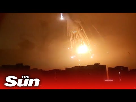 Huge fireball explosion seen in sky over Ukraine's capital Kyiv