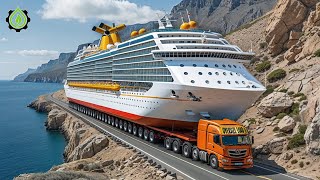 Download lagu Extreme Dangerous Transport Skill Operations Oversize Truck | Biggest Heavy Equipment Machines #34 mp3