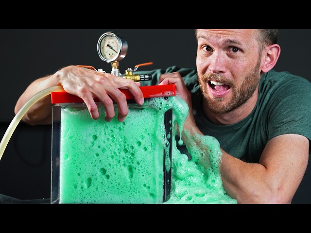 Elephant Toothpaste in a Vacuum Chamber?