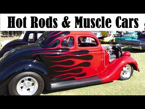 Hot Rods Muscle cars Classic cruisers & Street machines @ Meredith Car Show