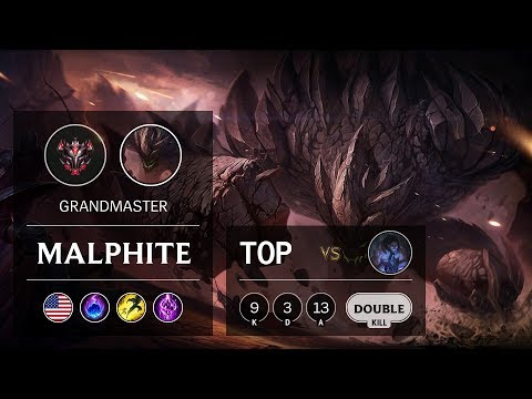 Malphite Top vs Sylas - NA Grandmaster Patch 10.1