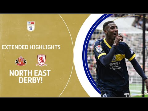 NORTH EAST DERBY! | Sunderland v Middlesbrough extended highlights