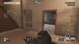 【シージX】PS4版：レインボーシックスシージX #R6S #立ち回り #ソロ