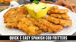 Classic Spanish Cod Fritters | EASY & DELICIOUS Tapas Recipe