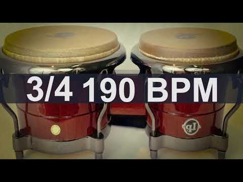 🔴 190 BPM 3/4 Bongós Metronome