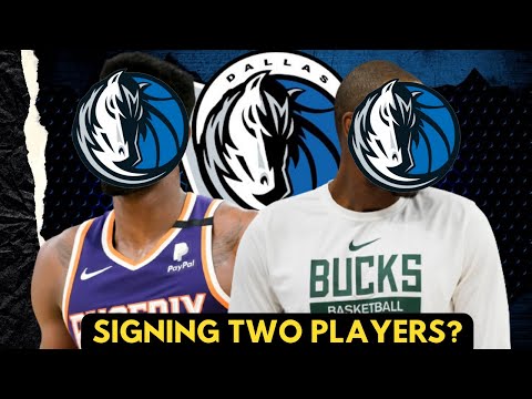 Dallas Mavericks eyeing two big name players on NBA trade block.