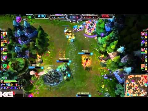 Ahq e Sports Club vs Edward Gaming Worlds Highlights Game 2   LoL S4 World Championship AHQ vs EDG
