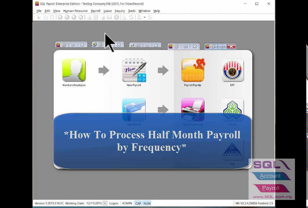SQL Payroll 10-How To Setup And Process Frequency Payroll