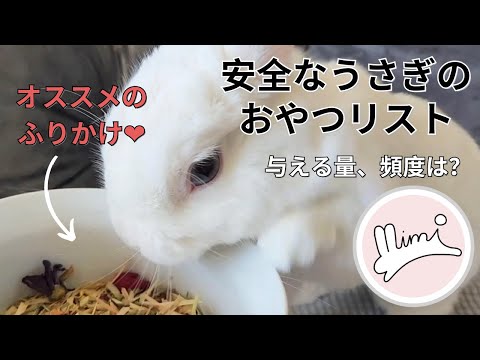 ウサギに最適なおやつ