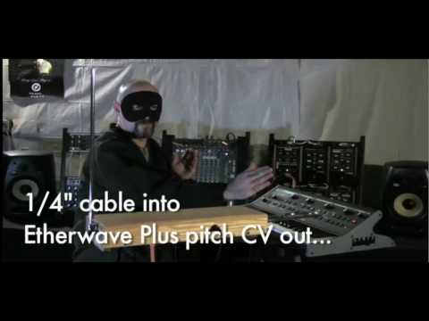 Пример использования терменвокса Moog Etherwave Plus