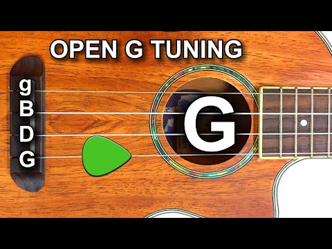 Best Online Ukulele Tuner For Open G Tuning (g B D G) Slide Blues Tuning