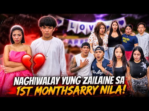 NAGHIWALAY YUNG ZAILAINE SA 1ST MONTHSARRY NILA | FAMILYAY x MANNIXFAM