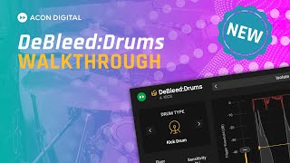 Video thumbnail for Instantly Remove Drum Mic Spill | DeBleed:Drums Plug-in Walkthrough by Acon Digital