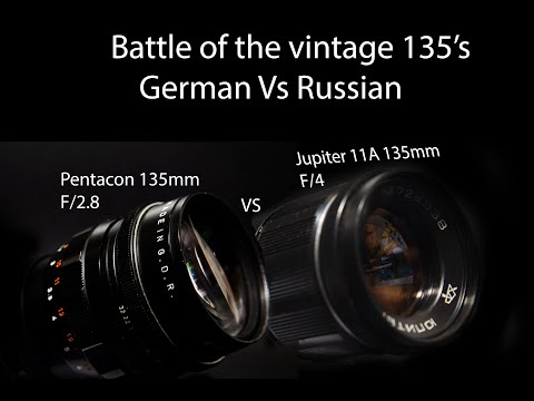 Vintage M42 135mm Lens Comparison - Russian vs German - With Samples