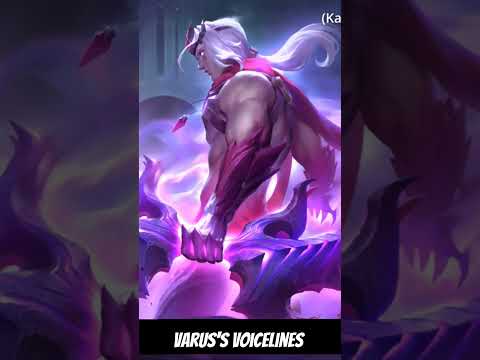 Varus's new voicelines and interactions #league #riotgames #leagueoflegends #shorts #varus