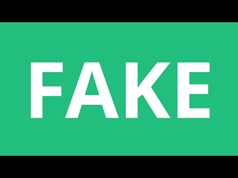 Part of a video titled How To Pronounce Fake - Pronunciation Academy - YouTube