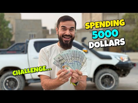Spending 5000 dollars in a day challenge 💰😍