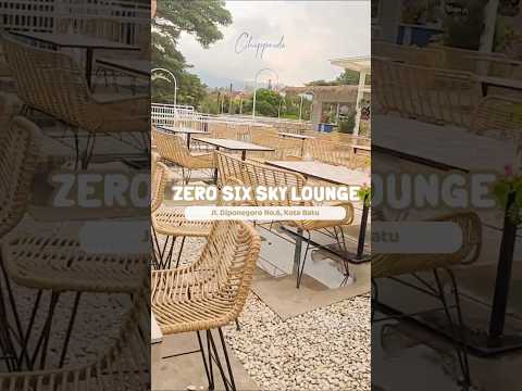 KAFE DI ATAS GEDUNG ?? ZERO SIX SKY LOUNGE 😍😍 ESTETIKNYA KYK LIBURAN LUAR NEGRI ☕❤️ #wisatabatu