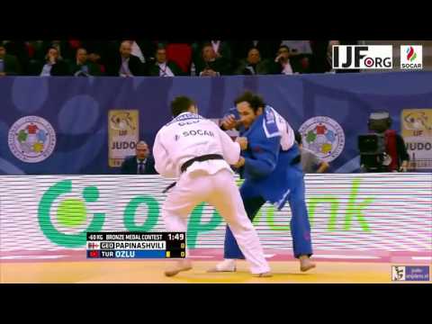 Judo 2016 Grand Prix Tbilisi: Papinashvili (GEO) - Ozlu (TUR) [-60kg] bronze