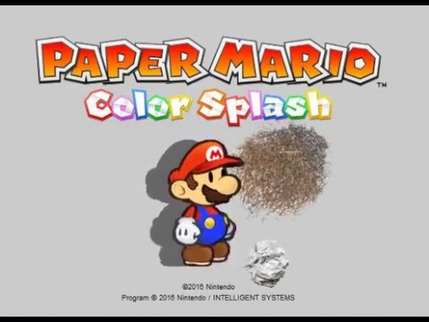 Paper Mario Color Splash Intro