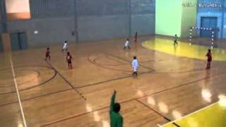preview picture of video 'Jogo de futsal benjamins 2012-01-08 CAPA 4 - Burgães 4'