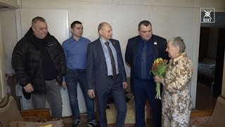Помощь ветеранам в преддверии 75-й годовщины Победы. Лидии Черной установят новую сантехнику
