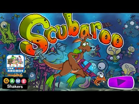 Game Shakers: Scubaroo - Help Clear The Diving Grounds of the Trash Monsters (Gameplay, Playthrough) Video