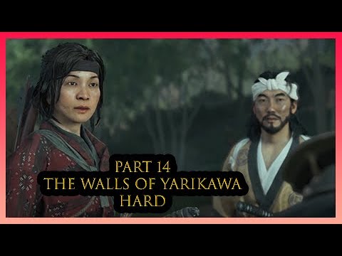 Ghost of Tsushima Part 14 Hard Difficulty PS4 Pro No Commentary The Walls of Yarikawa