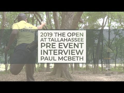 2019 The Open at Tallahassee • Pre Event Interview with Paul McBeth