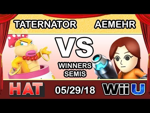 HAT 24 - Taternator (Wendy) Vs. AEMehr (Mii Gunner) Winners Semis - Smash 4