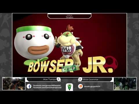 GUMS 14 Singles (Winner's Bracket) - FS MoeTurnips (Peach) vs WriteGrammar (Bowser Jr)