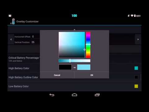 Battery Overlay Percent Video