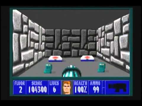 Wolfenstein 3D (100%) Walkthrough (E6M2)