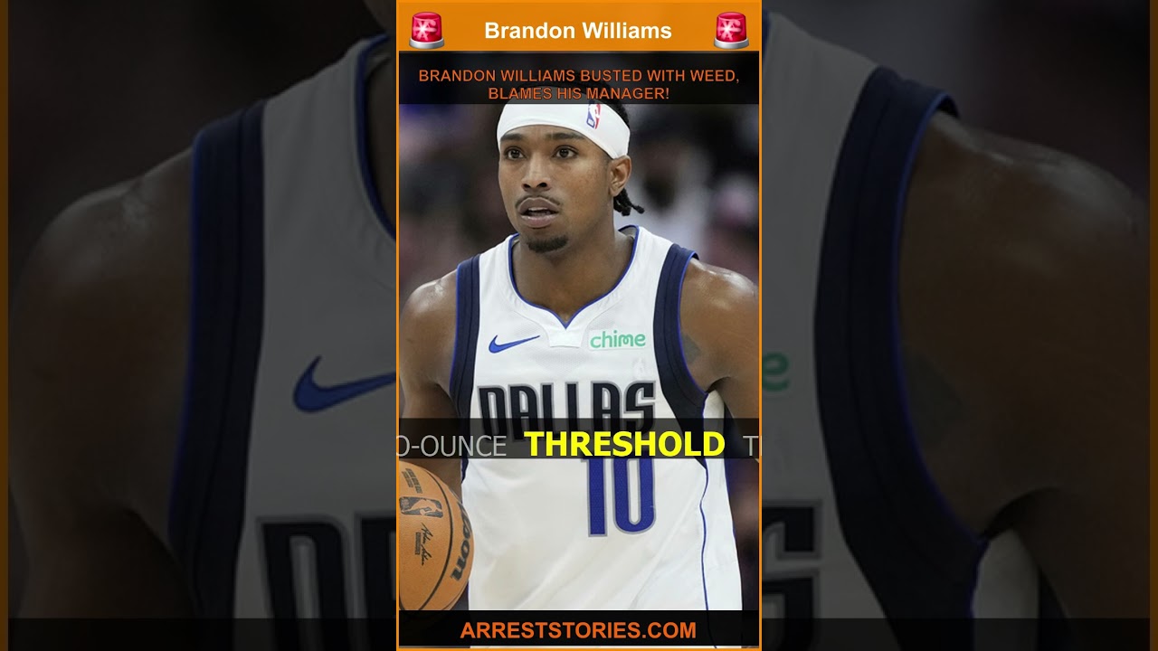 BRANDON WILLIAMS BUSTED WITH WEED, BLAMES HIS MANAGER!