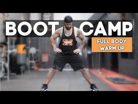 Pre Boot Camp 5 Min Full Body Warm Up - Stretching Exercises & Warm Up (EVERYONE should be doing)