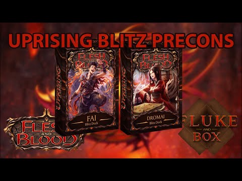 What's Inside? Uprising Blitz Pre-Constructed Decks - Draconic Siblings Fai and Dromai
