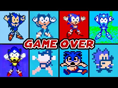 WORST Sonic Bootlegs "GAME OVER" Screens EVER! - MEGA COLLECTION