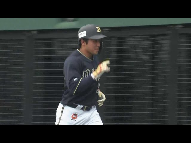 【ファーム】バファローズ・池田陵真 レフトスタンドへの先制3ランホームラン!!  2023年6月25日 福岡ソフトバンクホークス 対 オリックス・バファローズ