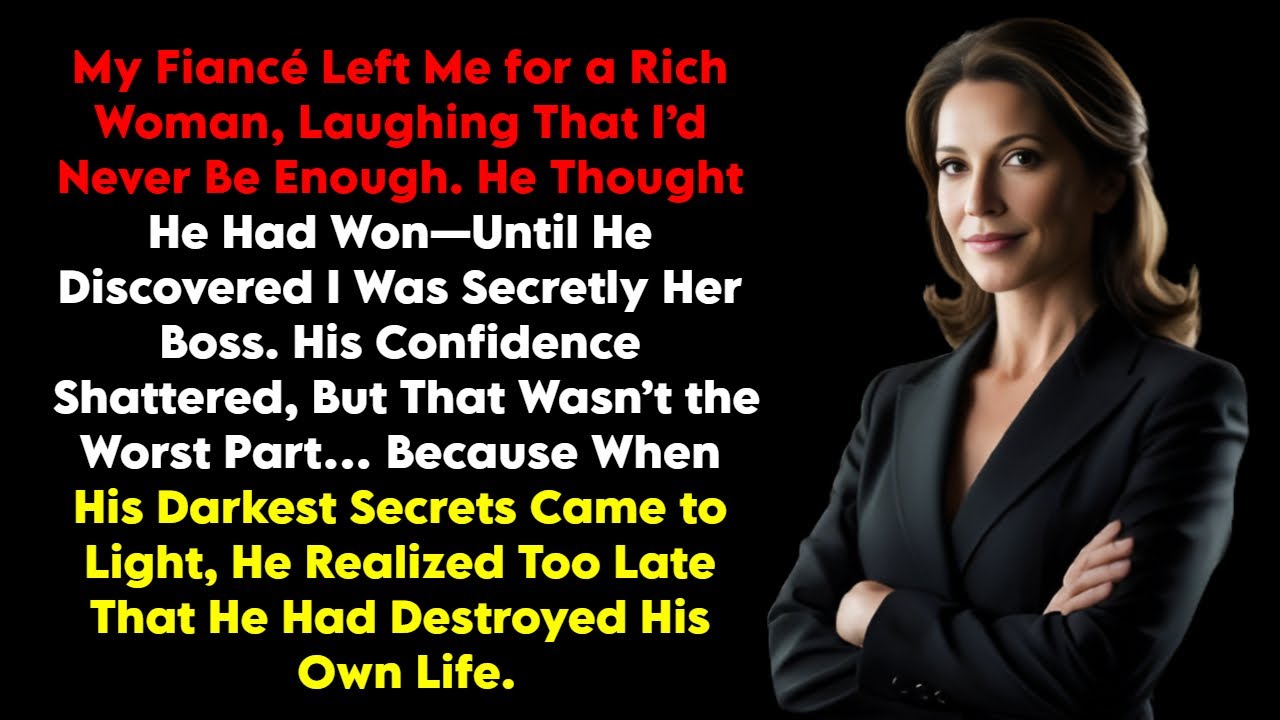 Fiancé Left Me for a Rich Woman—Then Found Out I Was Her Boss