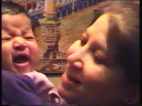 Fauzia and Safiya  at Grandparents 2002