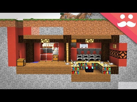 How to make a SURVIVAL BUNKER in Minecraft!