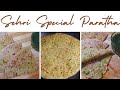 Sehri Special Alo Matar Paratha | Peas Potato Paratha
