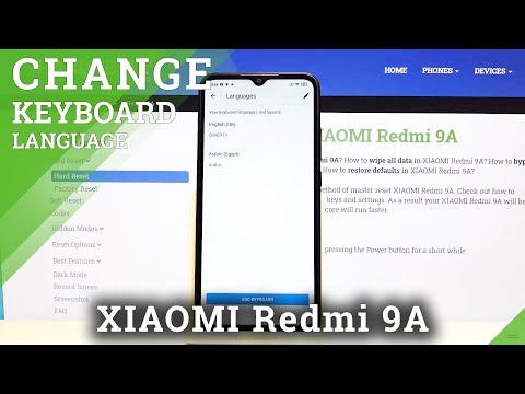 How to Change Keyboard Language in Xiaomi Redmi 9A – Language Settings