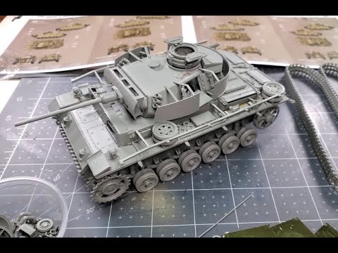 Takom Blitz Panzer III Ausf M mit schurzen Complete Build Part 1 Construction