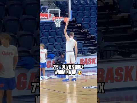 Florida freshman Olivier Rioux doesn’t even have to jump (via osgators/X)