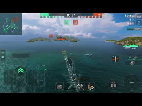 FARRAGUT - destructor USA T. VI - World of Warships Blitz