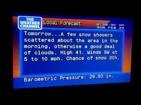 Real Weatherstar 4000 Feb 2014 Massachusetts
