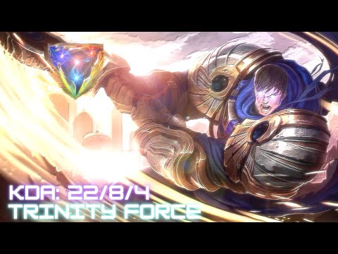 THE MIGHT OF DEMACIA | GAREN (TOP LANE)  KDA 22/8/4 | League of Legends