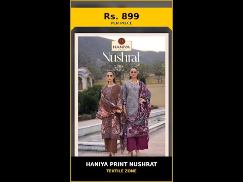 Haniya Print Nushrat – product video thumbnail